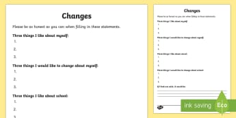 Changes Young People & Families Case File Recording Planning Template - Young People & Families Case File Recording, referral, chronology, contents page,buddy system, safeg