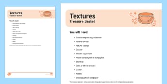 Textures Treasure Basket Ideas - heuristic, loose parts, toddler exploration, natural materials, textures, soft, hard, smooth, silky,