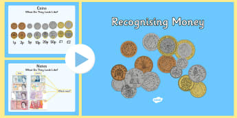 Maths Intervention Recognising Money PowerPoint - SEN, special needs, maths, money, counting money, recognising money, adding money, coins, notes
