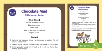 EYFS On the Farm Edible Sensory Recipe