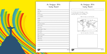 Rio 2016 Paralympics Country Fact File - nz, new zealand, Paralympics, Rio 2016, Brazil, Host Country, Geography, Literacy, English, Internet research