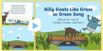 Billy Goats Like Grass So Green Song PowerPoint