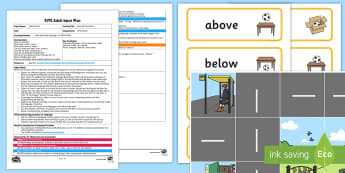 EYFS Bee-Bot Directions Adult Input Plan and Resource Pack - EYFS, Uses Positional Language, 30-50 months, Early Years, EYFS Planning, Adult Led, SSM, Space Shap