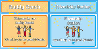 Kindness Week Buddy Bench Display Pack - Twinkl Kindness Week, kindness week, twinkl kindness week, kind resources