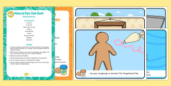 EYFS The Gingerbread Man Playdough Recipe and Mat Pack - The Gingerbread Man, Traditional Tales, playdough, playdough mats, ginger, gingerbread