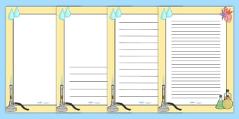 Science Page Borders - Science, page border, a4 border, template, writing aid, writing border, page template, knowledge and understanding of the world
