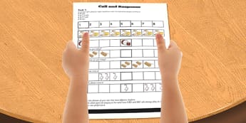 Call and Response Rhythm Activity sheet - activities, sheets, worksheet