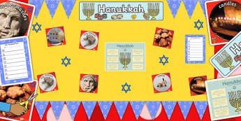 Ready Made Hanukkah Display Pack - ready made, hanukkah, display