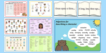story words ks1 - - story, words, ks1, prompt cards, conjunctions, connectives, time words, 