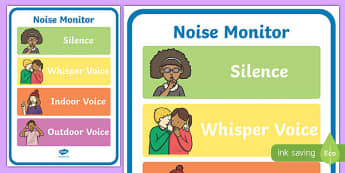 Noise Monitor Display Poster - noise, monitor, display, poster