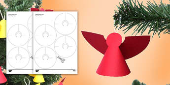 Paper Angels Paper Craft English/Afrikaans - December, celebrate, create, make, cut, Desember, kreatief, EAL
