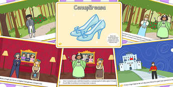 Cenusareasa, lectura, rezumat cu imagini, planse imprimabile, Romanian