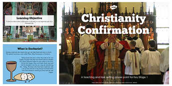 Christian Confirmation Teaching and Task Setting PowerPoint