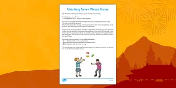 Catching Seven Pieces Chinese New Year Themed Game - catching, seven pieces, chinese new year, themed, game