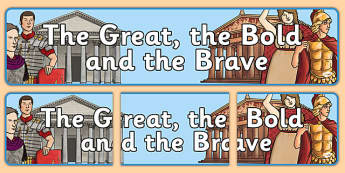 The Great, the Bold and the Brave Display Banners - ipc