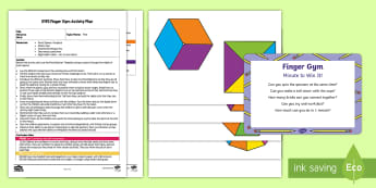 EYFS Minute to Win it Finger Gym Plan and Prompt Card Pack - spinners, bricks, cups, timers, digital timer, alarm, mimute to win it, fine motor, funky fingers, f