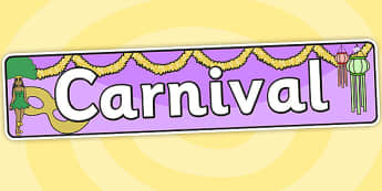 Carnival Themed Banner - celebration, circus, header