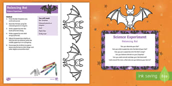 EYFS Balancing Bat Science Experiment and Prompt Card Pack