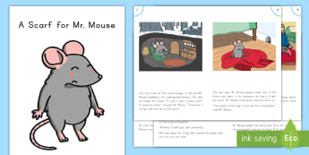A Scarf for Mr. Mouse  Guided Reader - Guided Reading, Winter, Reading, Small Group, Problem And Solution, Fractured Fairytale, Comprehensi