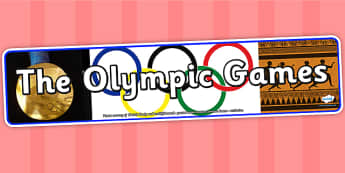 The Olympic Games Photo Display Banner - olympic games, IPC display banner, IPC, olympic games display banner, IPC display, the olympics banner