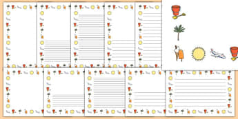 My School Holiday Page Borders - my school holiday page borders, my holiday, my school holiday, page borders, my holiday page borders