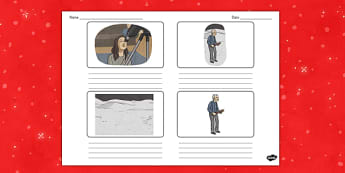 The Man on the Moon Storyboard - man on the moon, storyboard, space, christmas