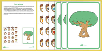 Acorn and Oak Tree Phase 2 and 3 Phonics Game - EYFS, Little Acorns, Twinkl Originals, Twinkl Fiction, Autumn, Seasons, Plants and Growth, Growing, 