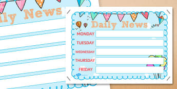 Daily News Poster Landscape - daily, news, poster, landscape