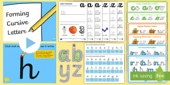 Cursive Handwriting and Letter Formation Pack - Cursive Handwriting Sheets
