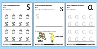 Phase 2 Letter Formation Worksheets-phase two, phase 2, letter formation, letter formation worksheet, phase two worksheet, letter worksheet