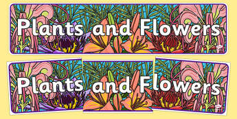 Plants and Flowers Display Banner - plants and flowers, IPC display banner, IPC, plants and flowers display banner, IPC display