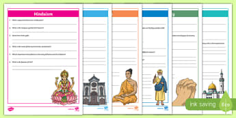 Major World Religions Quiz Activity