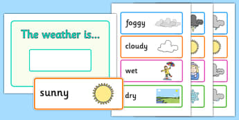 Weather Display - weather, today, today's weather, calendar, display, sign, poster