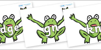 Silent Letters on Frogs - Silent Letters, silent letter, letter blend, consonant, consonants, digraph, trigraph, A-Z letters, literacy, alphabet, letters, alternative sounds