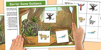 Jungle Barrier Game - jungle, barrier, game, activity, class