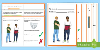 Touching Myself (Male Masturbation) Social Situation - social story, appropriate touching, private parts, teenagers, puberty, masturbaton