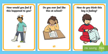 Empathetic Discussion Posters - empathetic, discussion posters, empathy, diversity, acceptance, tolerance, good behaviour, differences, understanding