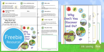 Why Don\'t You Discover and Do? Summer Holiday Hitlist Activity Booklet - summer holiday, diary, scrapbook, explore, creative