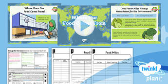 Geography: Enough for Everyone: Where Our Food Comes From Year 5 Lesson Pack 4