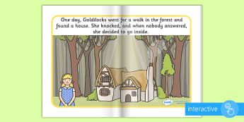 Goldilocks and the Three Bears eBook - books, interactive books 