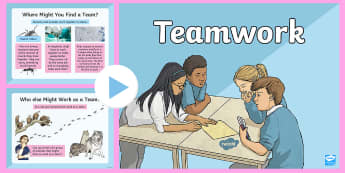 Team Work  PowerPoint - united, together, group, support, pack