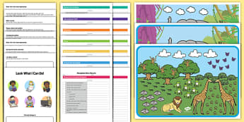 EYFS On Entry Assessment Booklets Pack - EYFS assessment, baseline assessment, inital assessment, nursery assessment, reception assessment, nursery, reception, fs1, fs2, foundation stage, 
