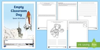 Empty Classroom Day Space Activity Booklet - CfE Empty Classroom Day (May 18th), outdoors, outdoor classroom day, outdoor learning, space, spaces