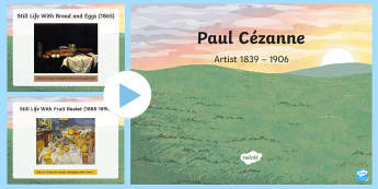 KS2 Paul Cezanne Information PowerPoint - KS2, year 3, year 4, year 5, year 6, yr 3, yr 4, yr 5, yr 6, art, famous artists, artists, Impressio