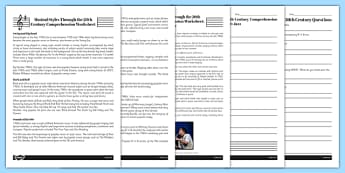 Musical Genres Reading Comprehension Activity - musical genres, comprehension