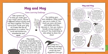 EYFS Home Learning Challenge Sheet Reception FS2