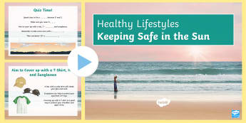 Sun Safety PowerPoint Pack - Healthy Lifestyles, SEN, sun, safety, PSHE