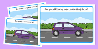 Counting 1-5 Car Playdough Mats - fine motor, playdough, counting, cars, transport