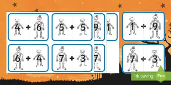 Big and Little Skeleton Number Bonds to 10
