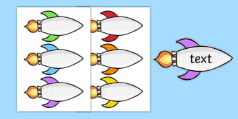 Editable Space Rocket - editable space rocket, space, editable, rocket, astronaut, planets